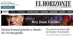 el horizonte