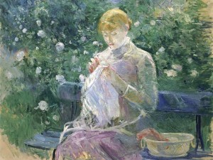 PINTURA MUJER BORDANDO